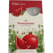 Santo Candles Tea Lights Pomegranate 6 ks