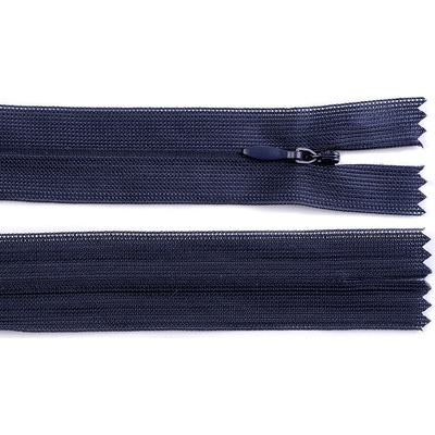 Stoklasa Spirálový zip skrytý No 3 délka 30 cm dederon Balení: 1 ks, Varianta: 330 modrá tmavá 330 modrá tmavá