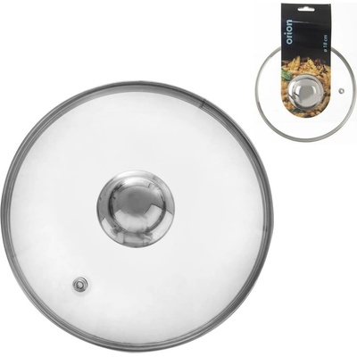 Orion pokrievka sklenená nerez úchyt 18cm