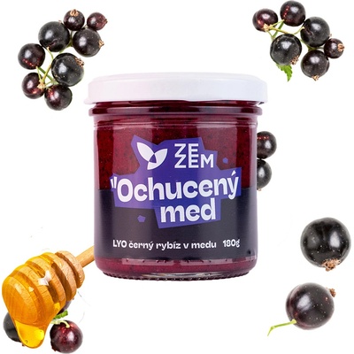 LYO černý rybíz v medu 180 g - ZEZEM