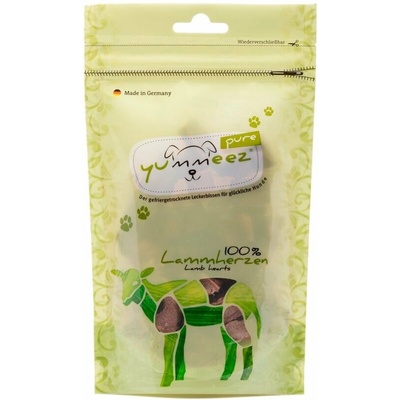 Yummeez Pure Lammherzen mrazem sušená jahňacie srdíčka 35 g