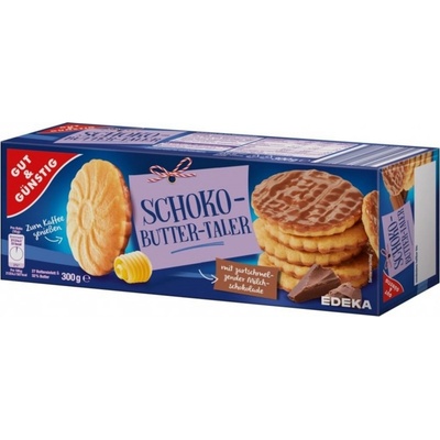 G&G Máslové sušenky s čokoládou 300 g