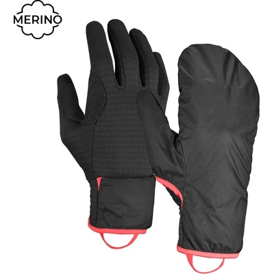 Ortovox Fleece Grid Cover Glove Women's black raven