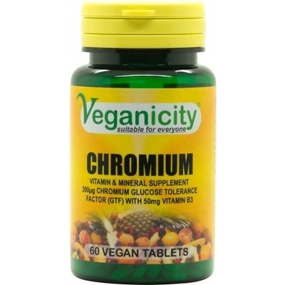 Veganicity Chróm 200µg 60 tabliet