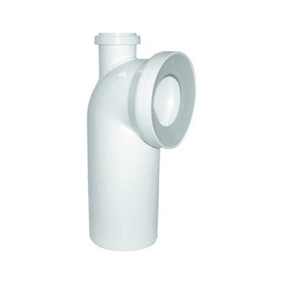 PLAST BRNO PB.KK95000 WC dopojení - koleno 90° s připojovací trubkou DN 110/DN 40