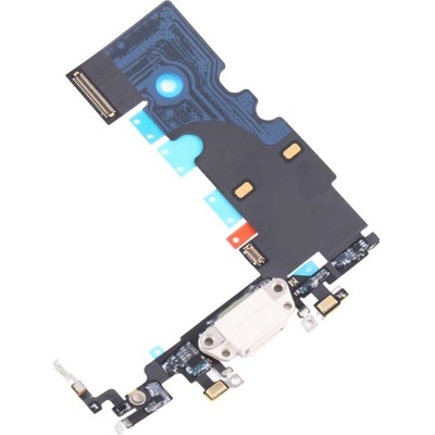 Flex kábel nabíjania iPhone SE2022 - nabíjací konektor, mikrofón Farba: Biela