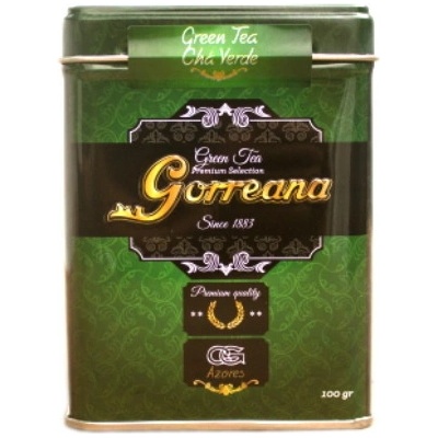 Gorreana Zelený sypaný čaj Encosta de Bruma Premium Selection z Azorských ostrovov 100 g