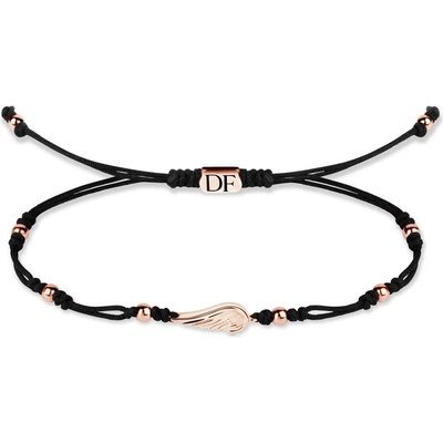 Danfil se zlatým andělským křídlem DLB5190 růžové zlato