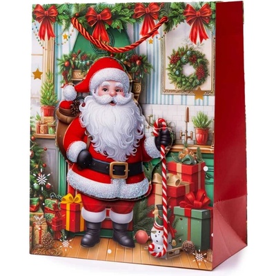 Vianočná darčeková taška Santa M