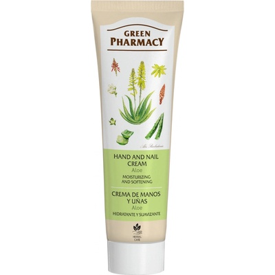 Green Pharmacy Hand Care Aloe hydratačný a zvláčňujúci krém na ruky a nechty 0% Artificial Colouring 100 ml