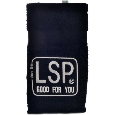 LSP nutrition Ručník černý s logem LSP 100 x 50 cm