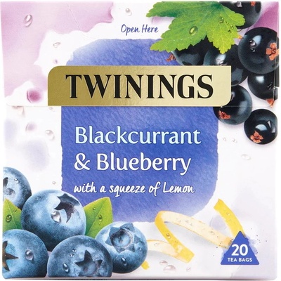 Twinings Ovocný čaj ČERNÝ RYBÍZ BORŮVKA & CITRÓN 20 ks 40 g