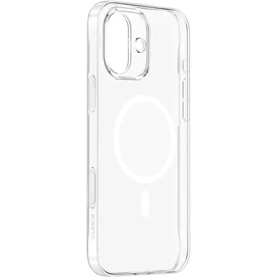 Baseus Магнитен калъф за телефон Baseus iP16 TouchButton (прозрачен) (P60114408201-04)