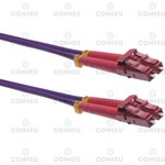Conneu Оптична пач корда LC-LC OM4 Мулти мод дуплекс, виолетова Дължина 7 метра (CNFJ-LCLCOM4DVT2mm-7)