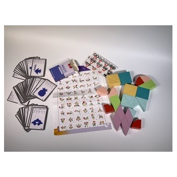 MAGBUILDER Tangram magnetická stavebnice 112 ks