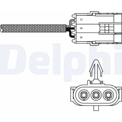 Lambda sonda DELPHI ES10970-12B1