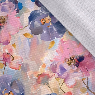 Takoy Jarní softshell premium jarní květiny pastel malovaný