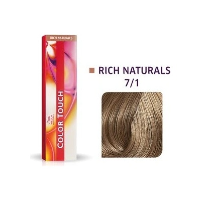 Wella Color Touch Rich Naturals barva na vlasy 7/1 60 ml