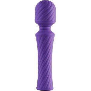 DreamToys Мощен презаредим масажор от силикон Buzzing Wand