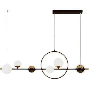 Image 1 of POLARIS Висящ дизайнерски полилей Carina Spark с LED ринг и 6 крушки | 186, 70€ (365, 15 лв) (494)