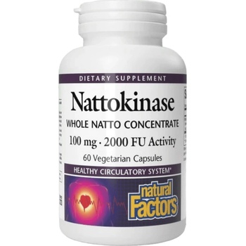 Natural Factors Nattokinase 100 mg, 60 Veggie Capsules