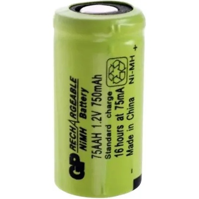 GP Batteries Акумулаторна батерия NiMH 75AAH-B 2/3AA 1.2V 600mAh 1бр. GP BATTERIES (GP-BR-75AAH-NIMH)