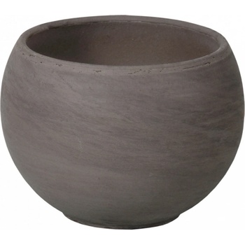 Nohel Garden květináč LUNA KOULE BASALT keramický impregnovaný d37x28 cm