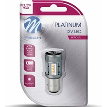 M-Tech CANBUS P21/5W BAY15d 12 LED 12 – 24 V červené 1 ks LB853R-01B