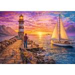 Trefl - Puzzle Lighthouse at sunset - 500 piese
