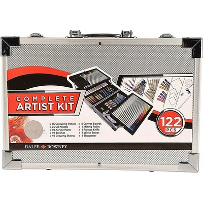 Velký umělecký set Daler-Rowney Complete Artist Kit - 122 dílný