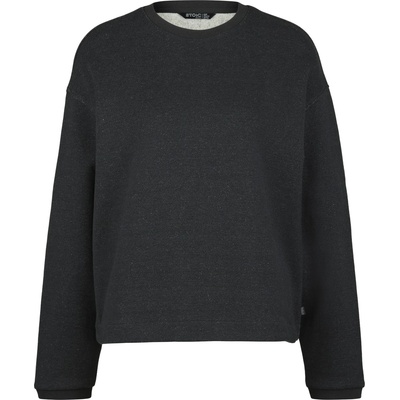 Stoic Дамски пуловер Stoic Women's MMXX. Kumla Loose Fit Crew Neck Jumper - Black / Melange - размер XXL (117-3434-0116)