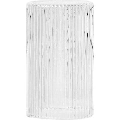 Ferm Living Sklenička a víčko karafy Ripple 1 l, Clear, 1104264062