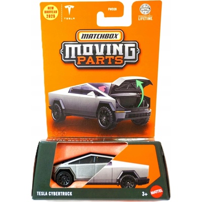 Matchbox Moving Parts Tesla Cybertruck s otevírací kapotou