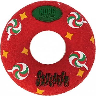 Kong AirDog Holiday Squeaker Donut M
