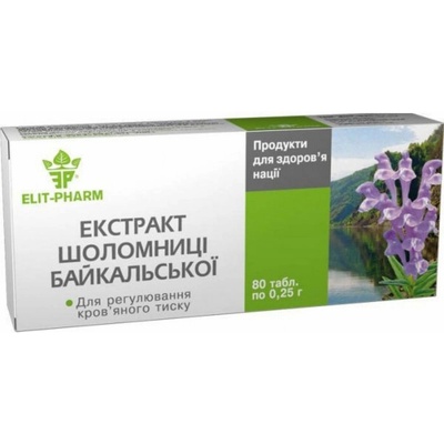 Elit Pharm Šišák bajkalský extrakt, 80 tablet