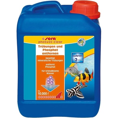 Sera Phosvec clear- премахва минерална мътност и фосфати 5L