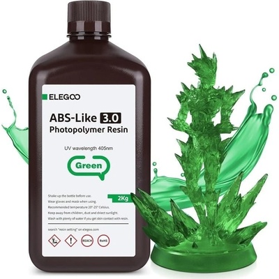 ELEGOO ABS-like Resin, 2KG, Green 50.103.0153