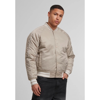 Urban Classics Мъжко Бомбър Яке Racer Bomber Jacket chalkdust XXLUB-TB7331-19923 - Тъмносив, размер L