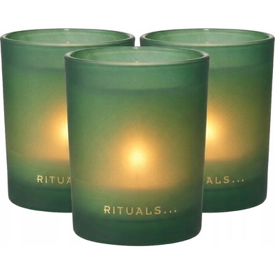 žiadna značka Sada 3x svietnik RITUALS na čajové sviečky Dekorácia 10 cm PREMIUM