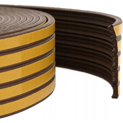 Vida Samolepicí těsnění do oken hnědé 9 x 4 mm 12 m EPDM guma