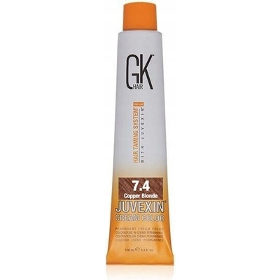 GKhair CREAM COLOR - PROFESIONÁLNÍ barva na vlasy 7.4 100 ml