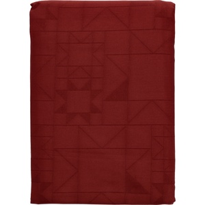 Södahl Покривка за маса Star Damask 140 x 270 см червена (27171)