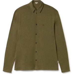 TWOTHIRDS Мъжка риза с копчета TWOTHIRDS Bleiksoya Shirt - Moss Green (033-2892-0113)