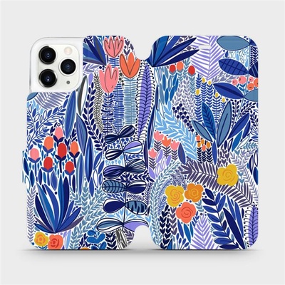 Mobiwear - Apple iPhone 11 Pro - MP03P Modrá květena