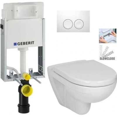 GEBERIT KOMBIFIX Basic tlačítko DELTA 21 WC JIKA LYRA PLUS + SEDÁTKO 110.100.00.1 21BI LY5