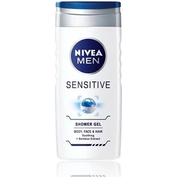 Nivea Men Sensitive sprchový gél 6 x 250 ml