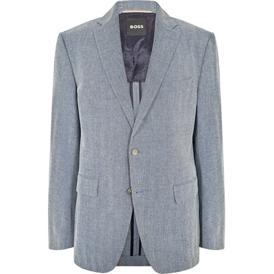 Boss Сако Boss Men's H-Hutson-Elbow Blazer - Open Blue