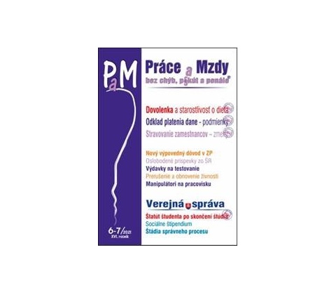Práce a mzdy 6-7/2021