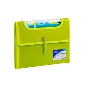 Strigo A4 briefcase with 6 blades V-file green STRIGO