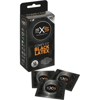 EXS Condoms Blatex - черни презервативи (12 бр. )